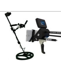 GER DETECT Titan 1000 Long Range Metal Detector - Long Range Detector for All Terrains, Silver